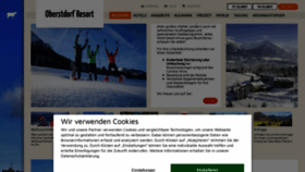 What Oberstdorf-resort.de website looked like in 2021 (2 years ago)