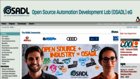What Osadl.org website looked like in 2021 (2 years ago)