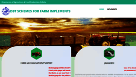 What Odishafarmmachinery.nic.in website looked like in 2021 (2 years ago)