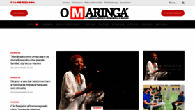 What Omaringa.com.br website looked like in 2021 (2 years ago)