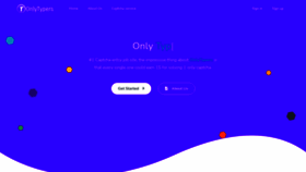 What Onlytypers.com website looked like in 2021 (2 years ago)