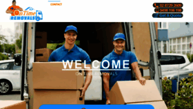 What Ontimeremovals.com.au website looked like in 2021 (2 years ago)