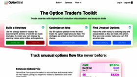 What Optionstrat.com website looked like in 2021 (2 years ago)