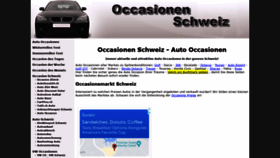 What Occasionenschweiz.ch website looked like in 2021 (2 years ago)