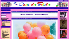 What Oasisdesartistes.com website looked like in 2021 (2 years ago)