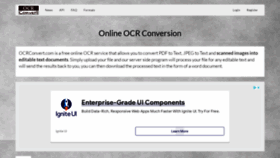 What Ocrconvert.com website looked like in 2021 (2 years ago)