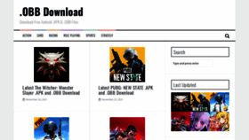 What Obbdownload.com website looked like in 2021 (2 years ago)
