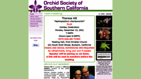 What Orchidssc.org website looked like in 2021 (2 years ago)
