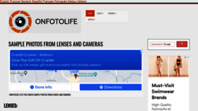 What Onfotolife.com website looked like in 2021 (2 years ago)