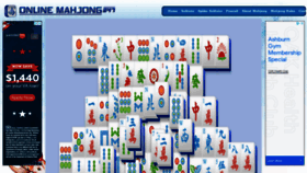 What Onlinemahjong247.com website looked like in 2021 (2 years ago)