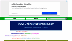 What Onlinestudypoints.com website looked like in 2021 (2 years ago)