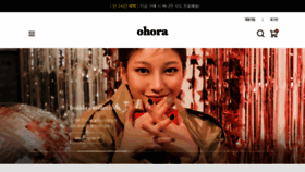 What Ohora.kr website looked like in 2021 (2 years ago)