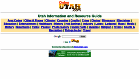What Onlineutah.us website looked like in 2021 (2 years ago)