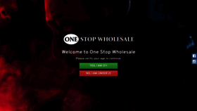 What Onestopwholesale.online website looked like in 2021 (4 years ago)