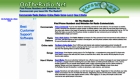 What Ontheradio.net website looked like in 2021 (2 years ago)