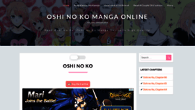 What Oshinokomanga.com website looked like in 2021 (2 years ago)