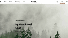 What Ollot-official.com website looked like in 2021 (2 years ago)