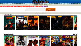 What Okjatt.cam website looked like in 2021 (2 years ago)
