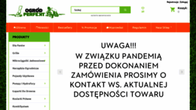 What Ogrodperfekt.pl website looked like in 2021 (2 years ago)