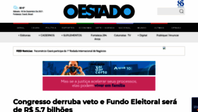 What Oestadoce.com.br website looked like in 2021 (2 years ago)