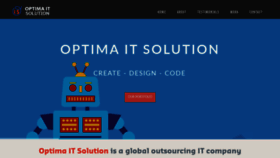 What Optimaitsolution.com website looked like in 2021 (3 years ago)