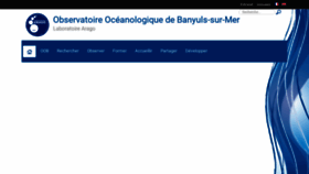 What Obs-banyuls.fr website looked like in 2021 (2 years ago)
