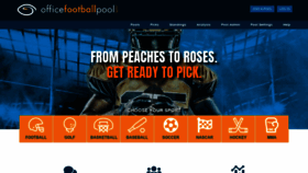 What Officefootballpool.com website looked like in 2021 (2 years ago)