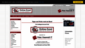 What Online-excel.de website looked like in 2021 (2 years ago)