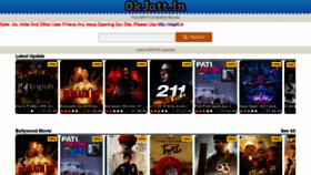What Okjatt.co website looked like in 2022 (2 years ago)