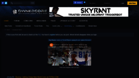 What Ownedcore.com website looked like in 2022 (2 years ago)