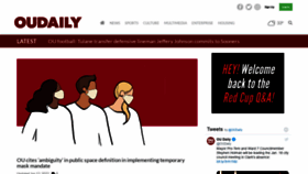 What Oudaily.com website looked like in 2022 (2 years ago)
