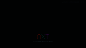 What Oxt.me website looked like in 2022 (2 years ago)