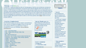What Oocities.org website looked like in 2022 (2 years ago)