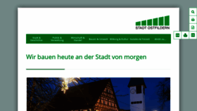 What Ostfildern.de website looked like in 2022 (2 years ago)