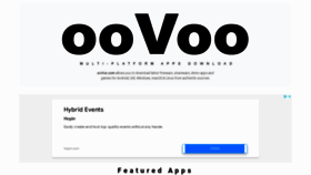 What Oovoo.com website looked like in 2022 (2 years ago)