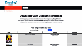 What Ozzyosbourne.download-ringtone.com website looked like in 2022 (2 years ago)