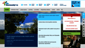 What Olkraj.cz website looked like in 2022 (2 years ago)