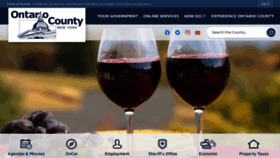What Ontariocountyny.gov website looked like in 2022 (2 years ago)
