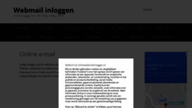 What Onlinewebmailinloggen.nl website looked like in 2022 (2 years ago)