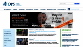 What Ops.pl website looked like in 2022 (2 years ago)