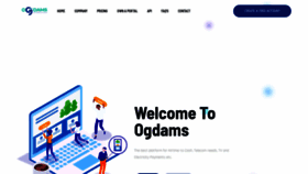 What Ogdams.com website looked like in 2022 (2 years ago)