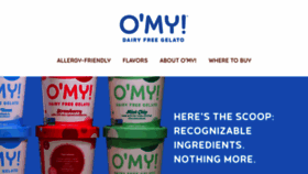 What Omygelato.com website looked like in 2022 (2 years ago)