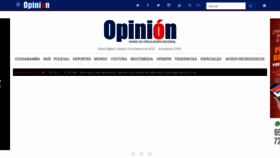 What Opinion.com.bo website looked like in 2022 (2 years ago)