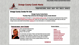 What Orangecountycondomania.com website looked like in 2022 (2 years ago)