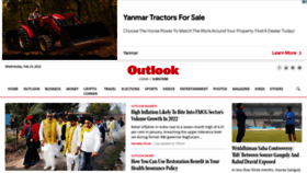 What Outlookindia.com website looked like in 2022 (2 years ago)