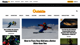 What Outsideonline.com website looked like in 2022 (2 years ago)