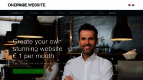 What Onepage.website website looked like in 2022 (2 years ago)