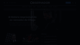 What Observador.pt website looked like in 2022 (2 years ago)