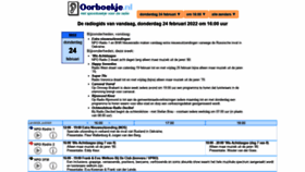What Oorboekje.nl website looked like in 2022 (2 years ago)