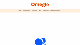 What Omegle.onl website looked like in 2022 (2 years ago)